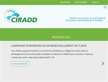 Tablet Screenshot of ciradd.ca